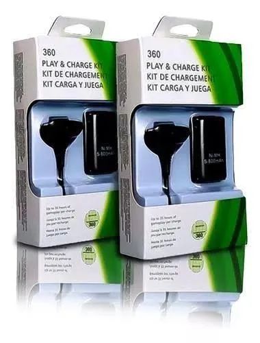 Bateria mais carregador para controle de xbox 360. Novos