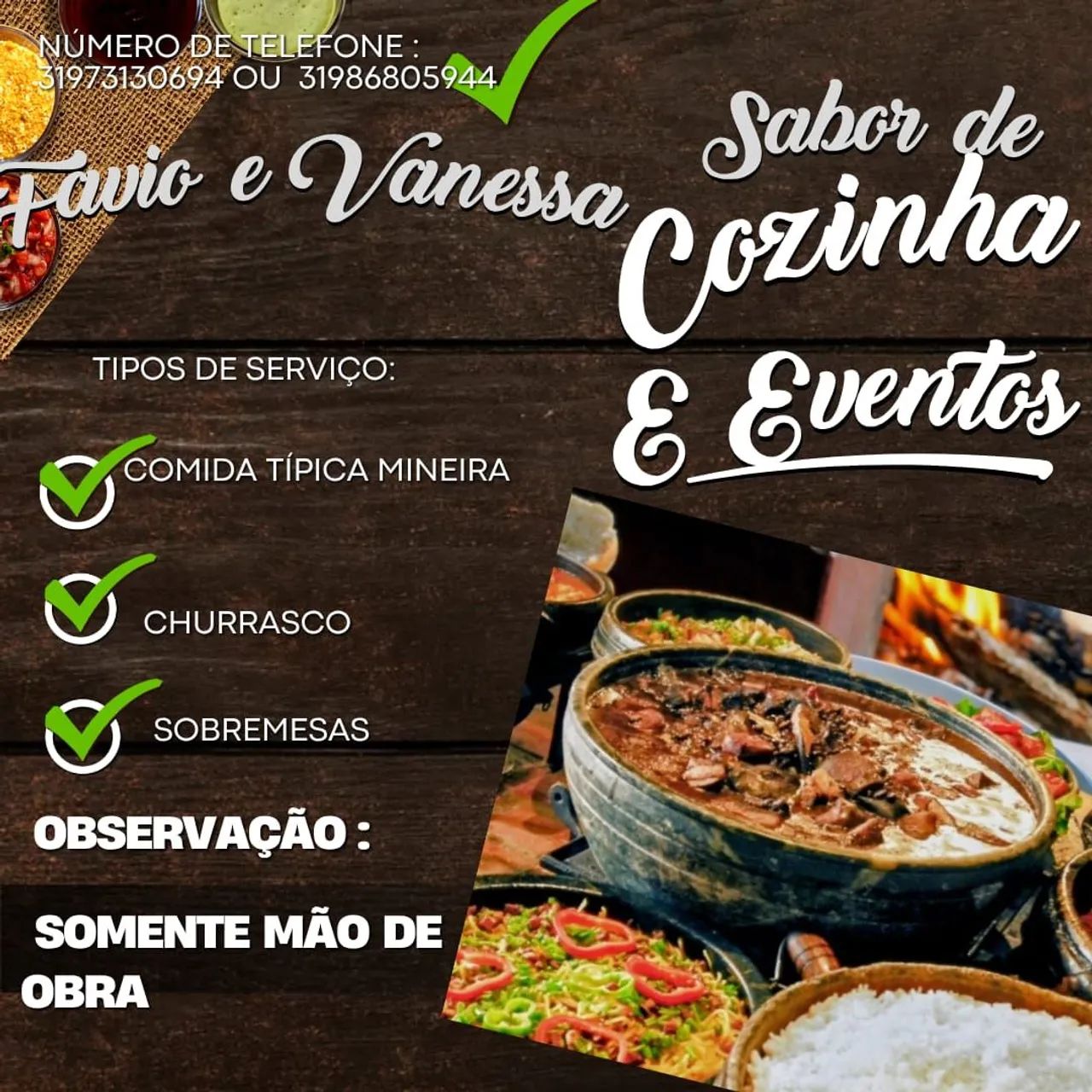 SABOR DE COZINHA E EVENTOS  - Foto 3