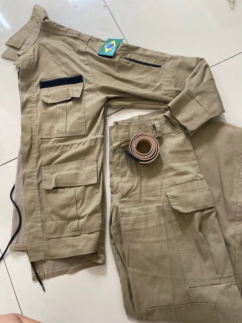 Farda tática bege m 