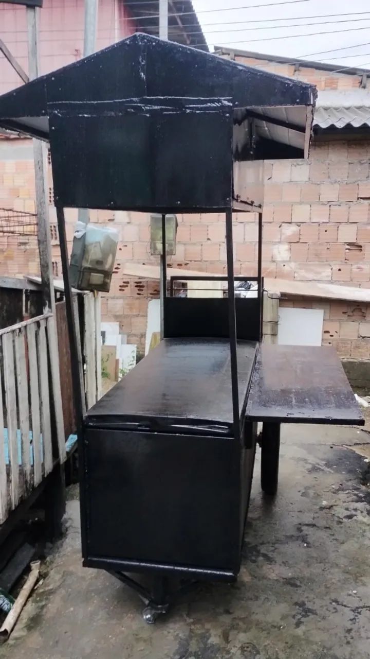 Carrinho de Vendas de Churrasco Completo 