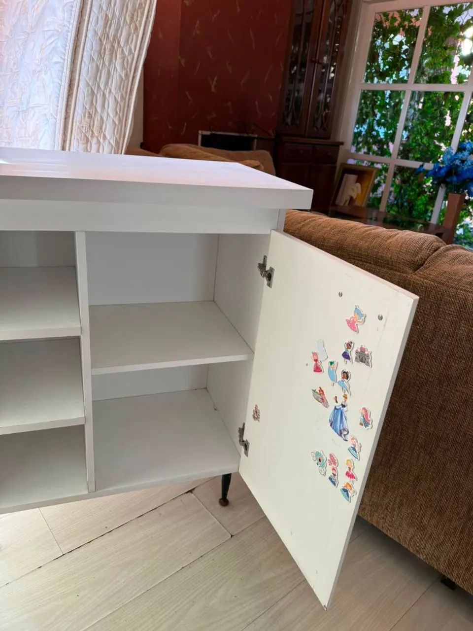 Armário Multiuso Branco com Nichos - Bom Estado - Foto 3