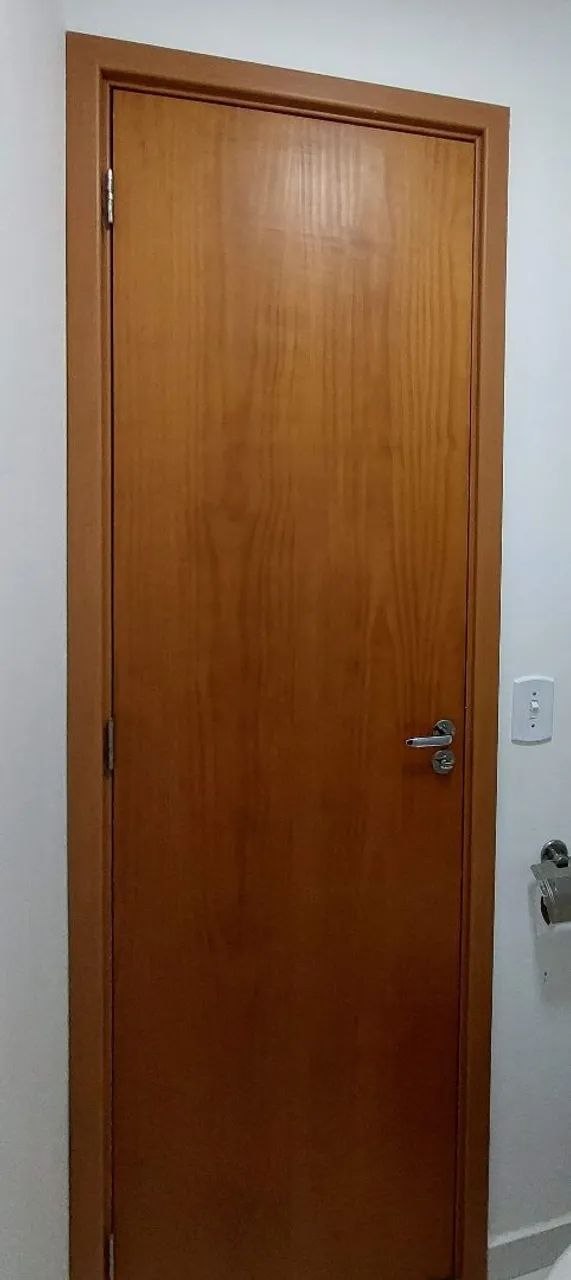 60 cm Complete Door with Frame, Threshold, and Bathroom Lock (USED)