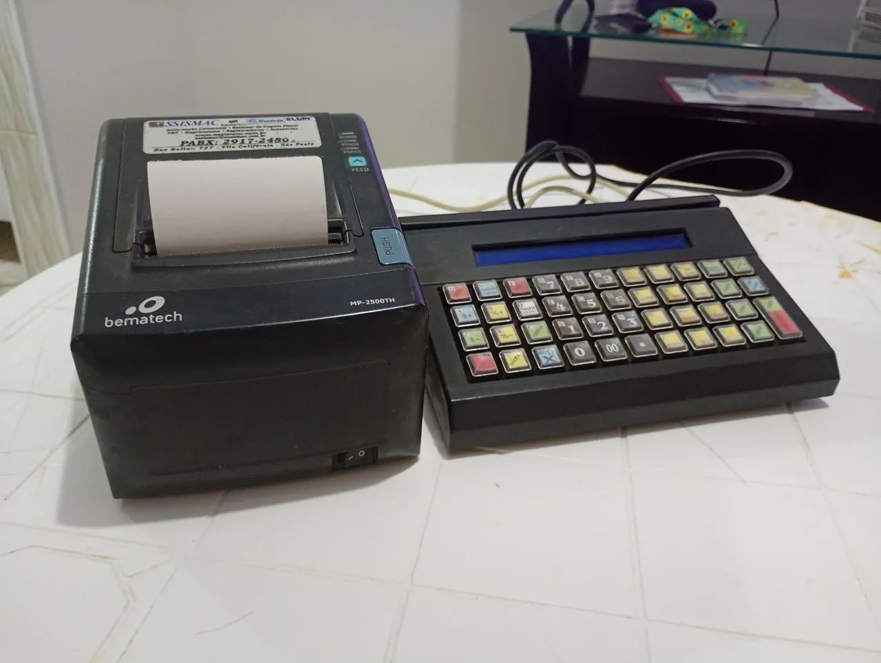 IMPRESSORA E TECLADO PARA ESTACIONAMENTO  - Foto 2