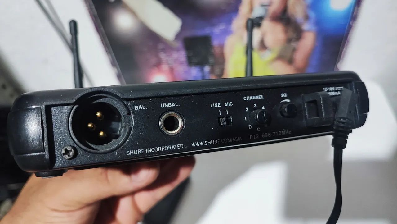 Transmissor Receptor Shure receiver bodypack  - Foto 4