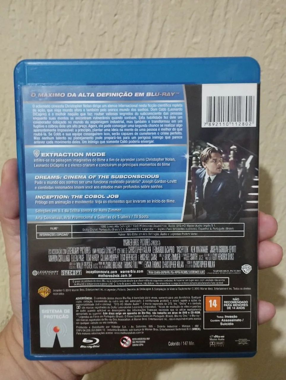 Blu-ray duplo A Origem Cris Nolan - Foto 2