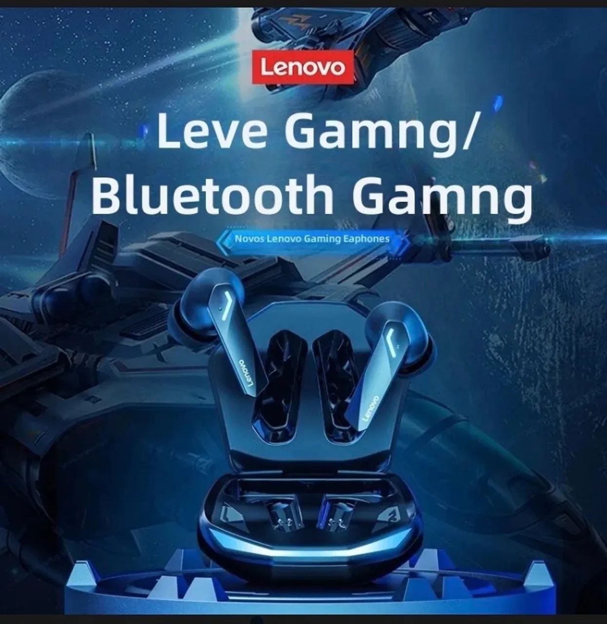 Fone de ouvidos Bluetooth Lenovo NOVO   - Foto 2