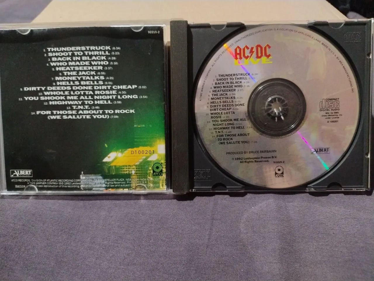 CD AC/DC Live ( Importado Americano ) - Foto 2