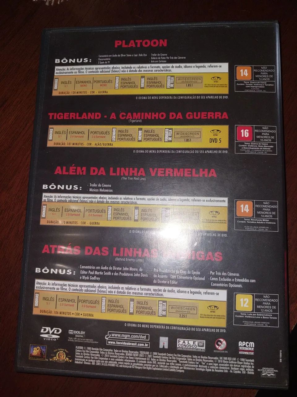 BOX COLEÇÃO GUERRAS (4 DVDS) - Foto 2
