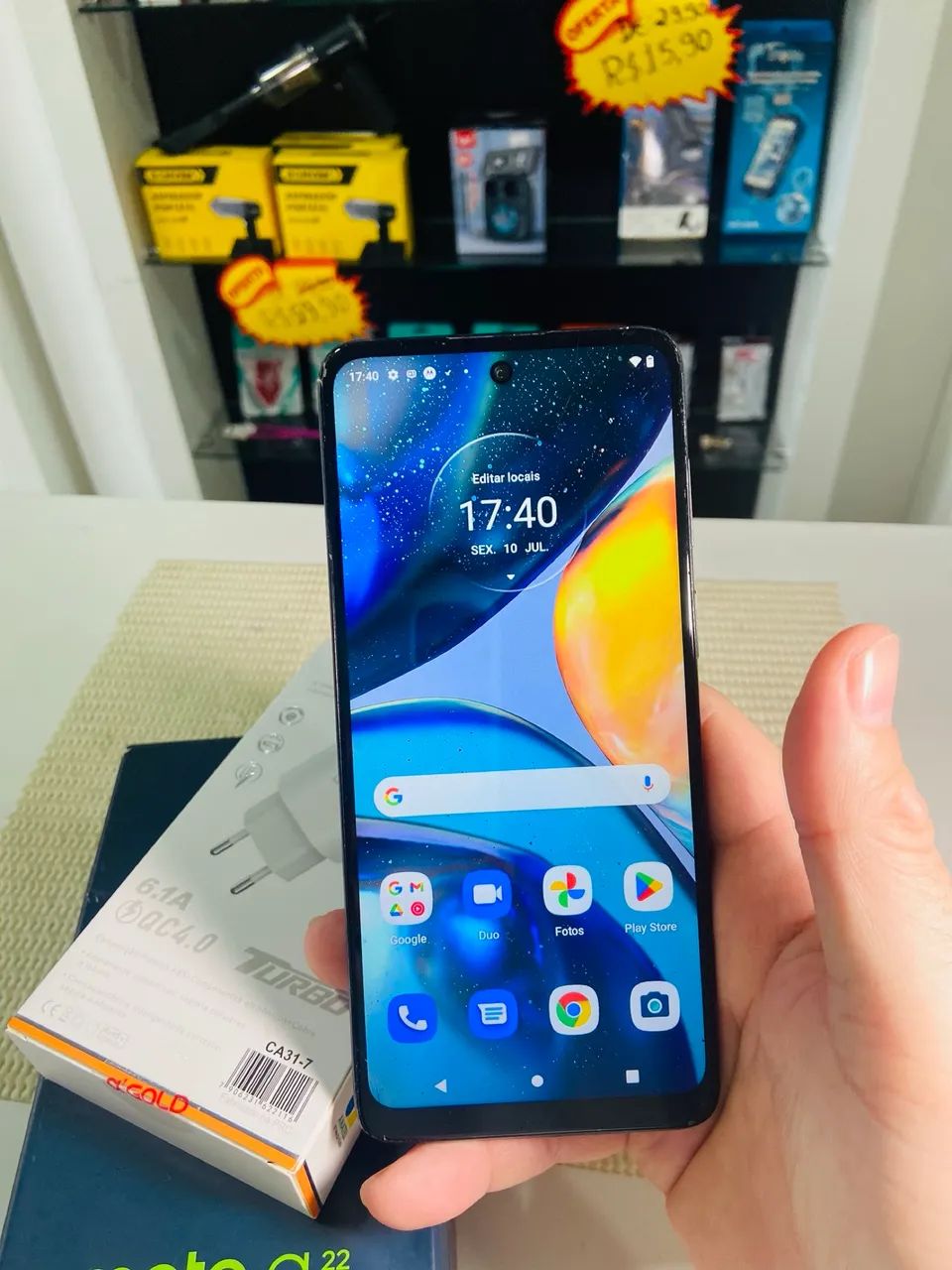 motorola g22 128gb azul 