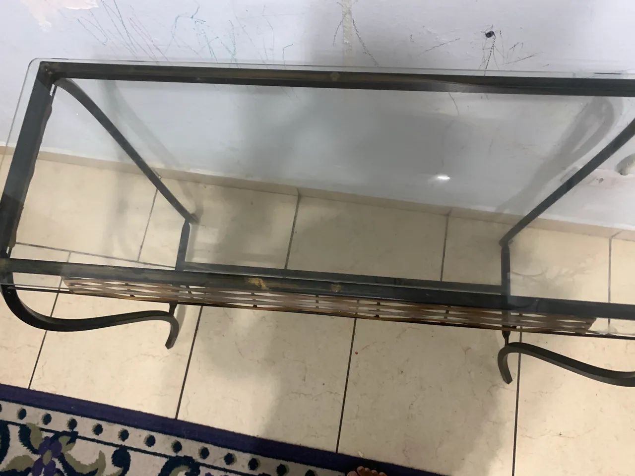 Aparador de ferro e vidro  - Foto 2