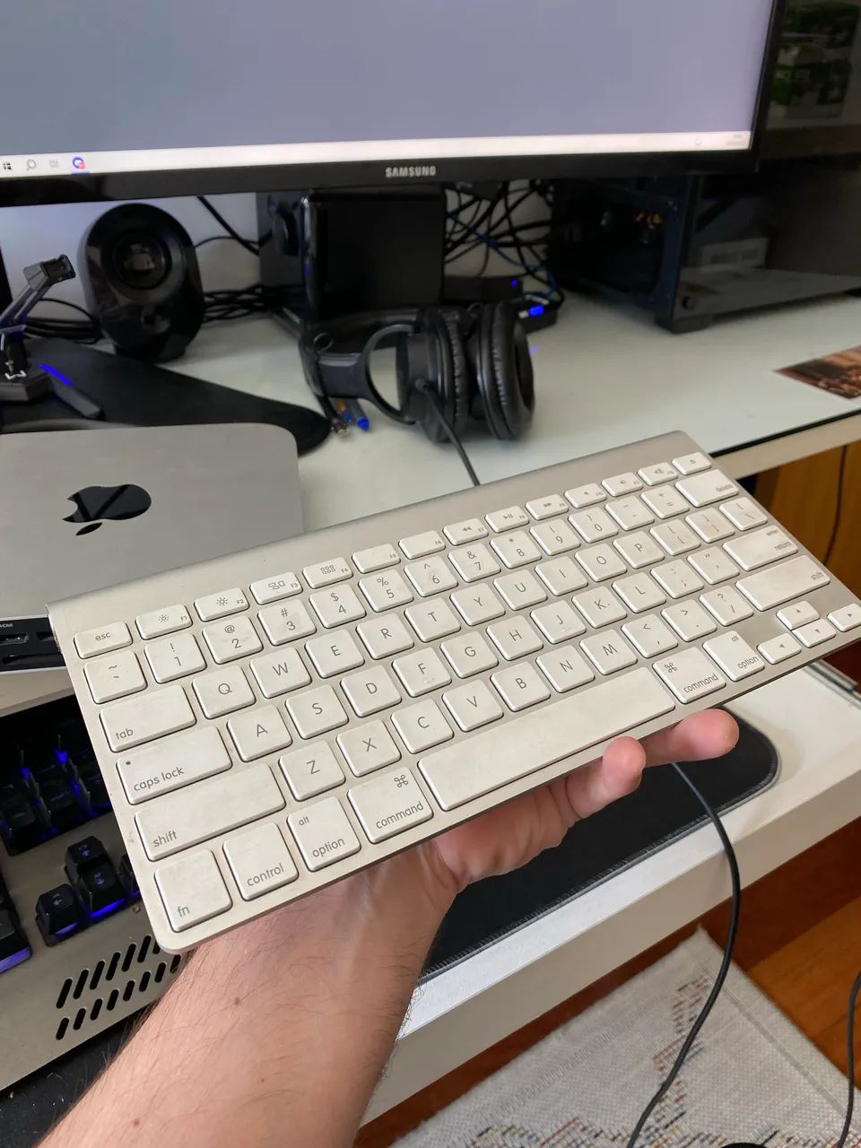 Teclado sem fio apple modelo A1314 - Foto 2