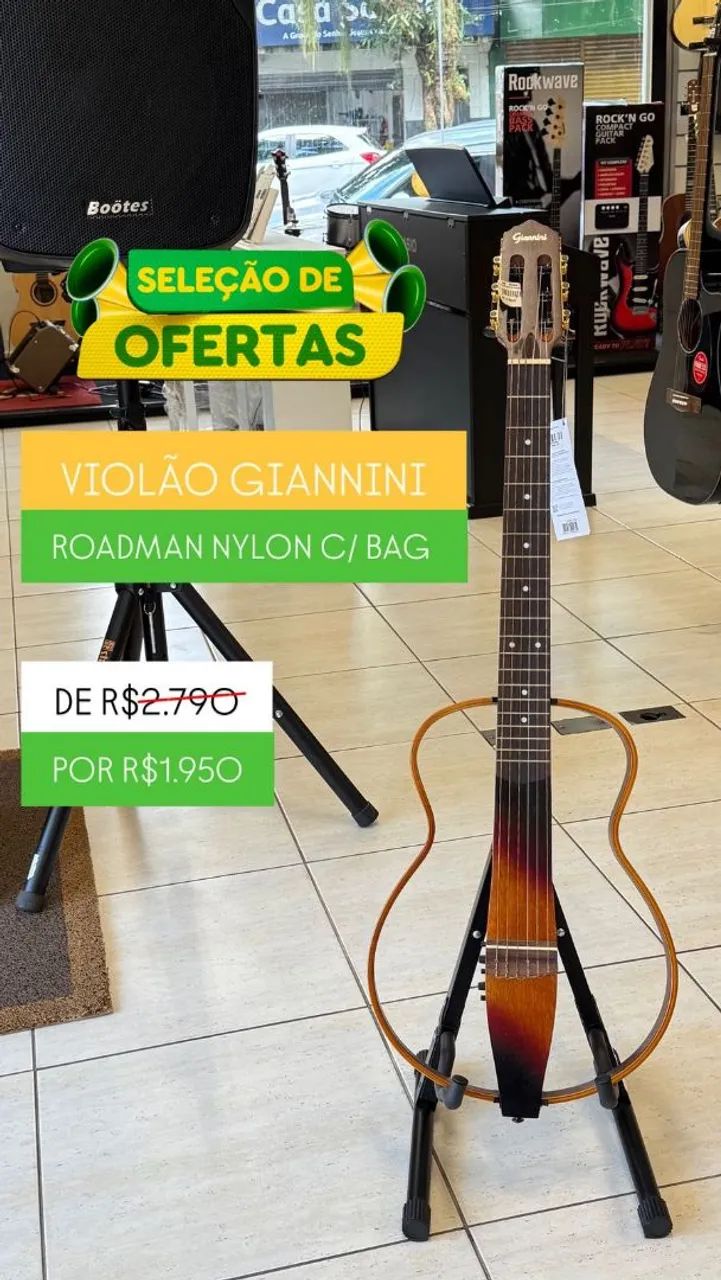OFERTA!!! Violão vazado Giannini