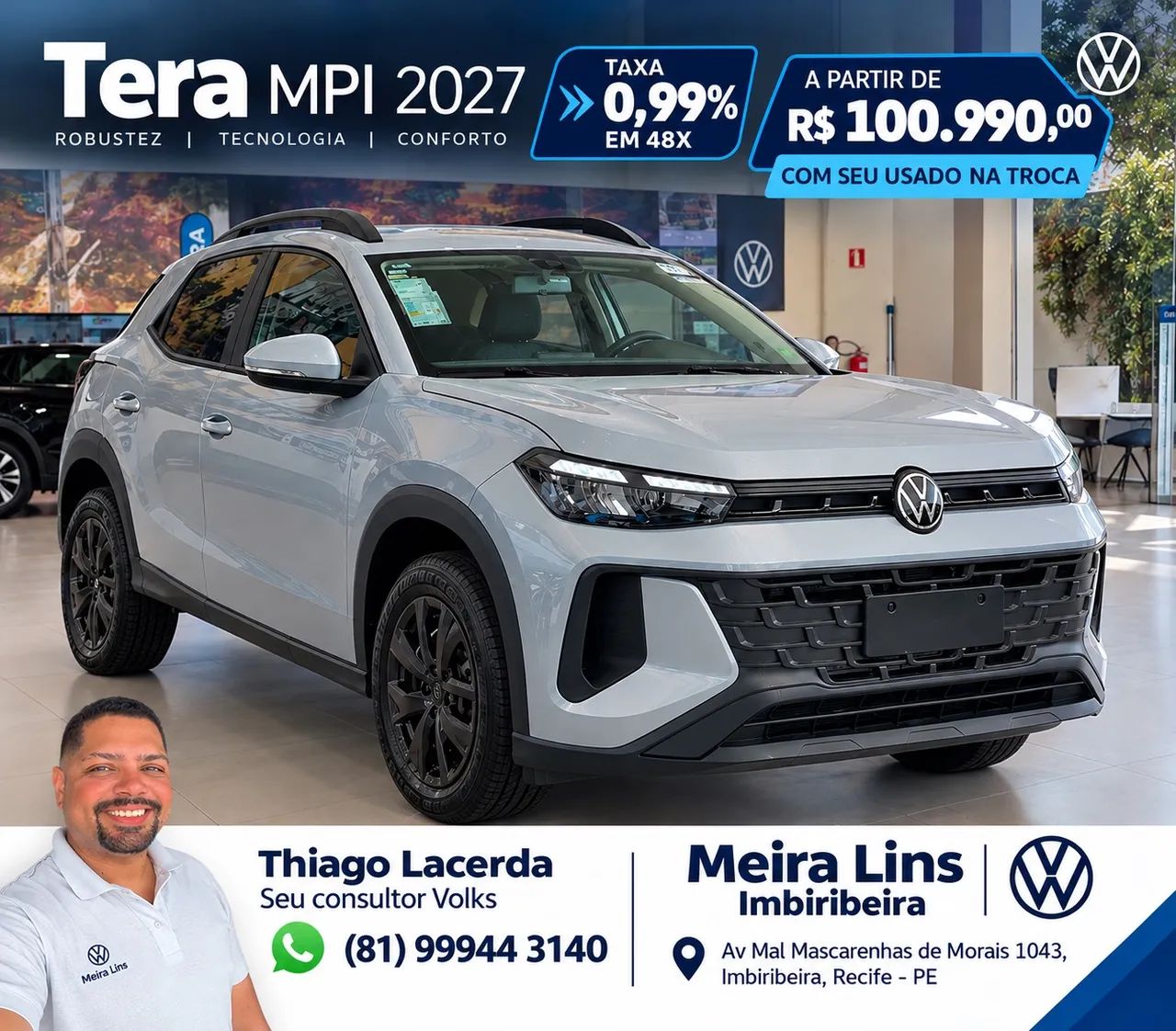Volkswagen Tera Tera 1.0 MPI Flex 12V 5p Mec. 2026