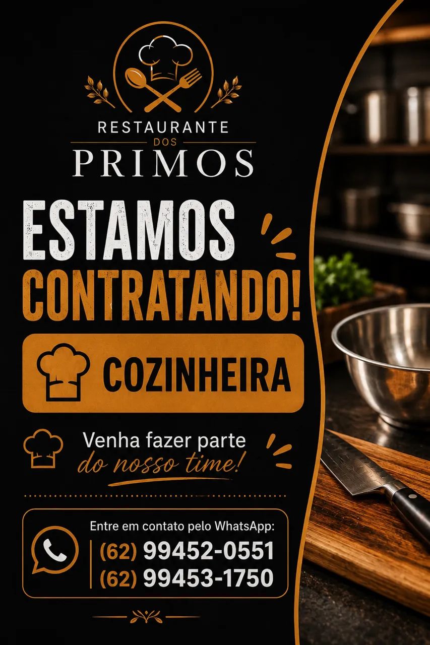 Contrata-se cozinheira