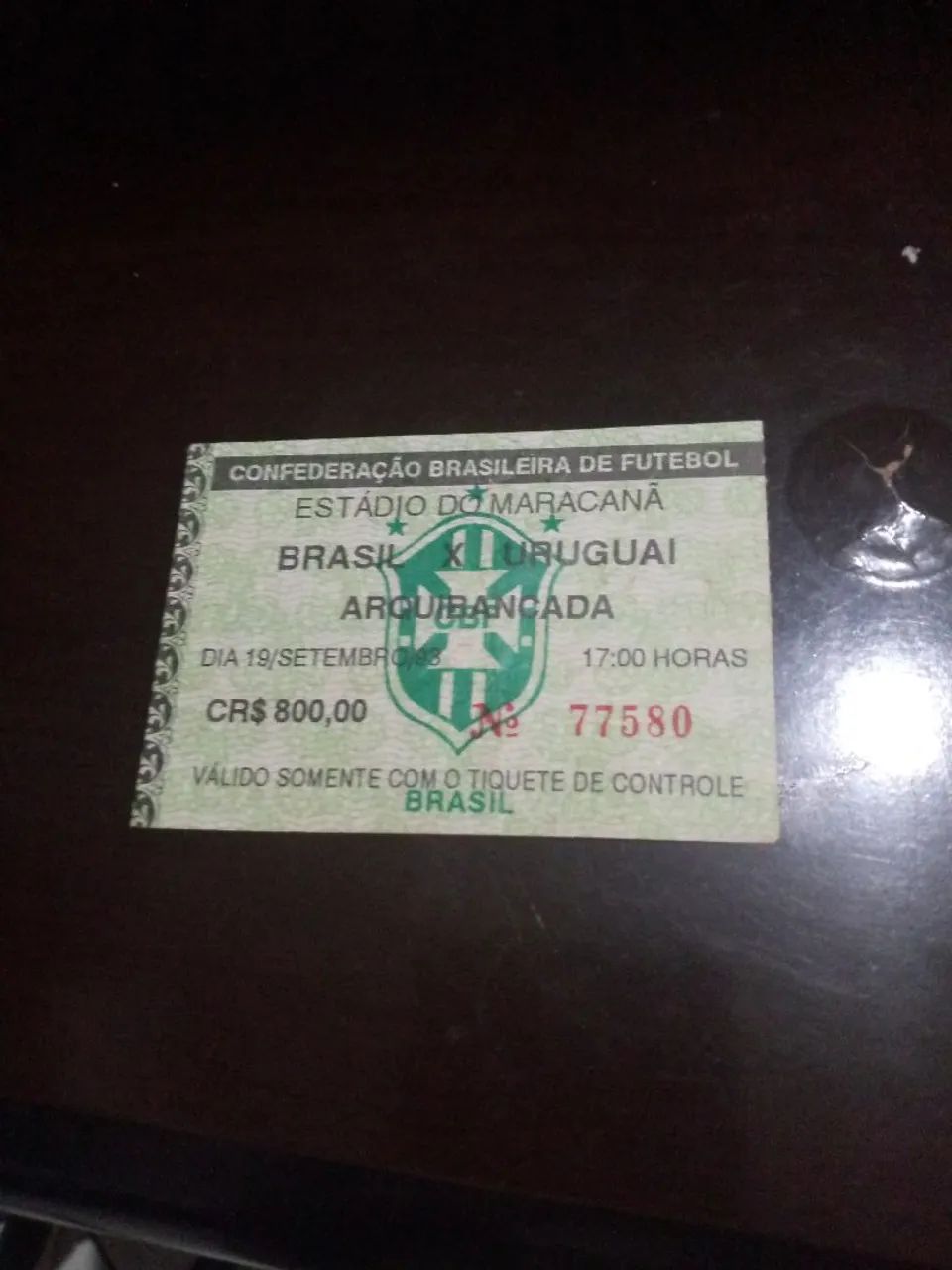 Ingresso de 93 contra Brasil e Uruguai - Foto 2