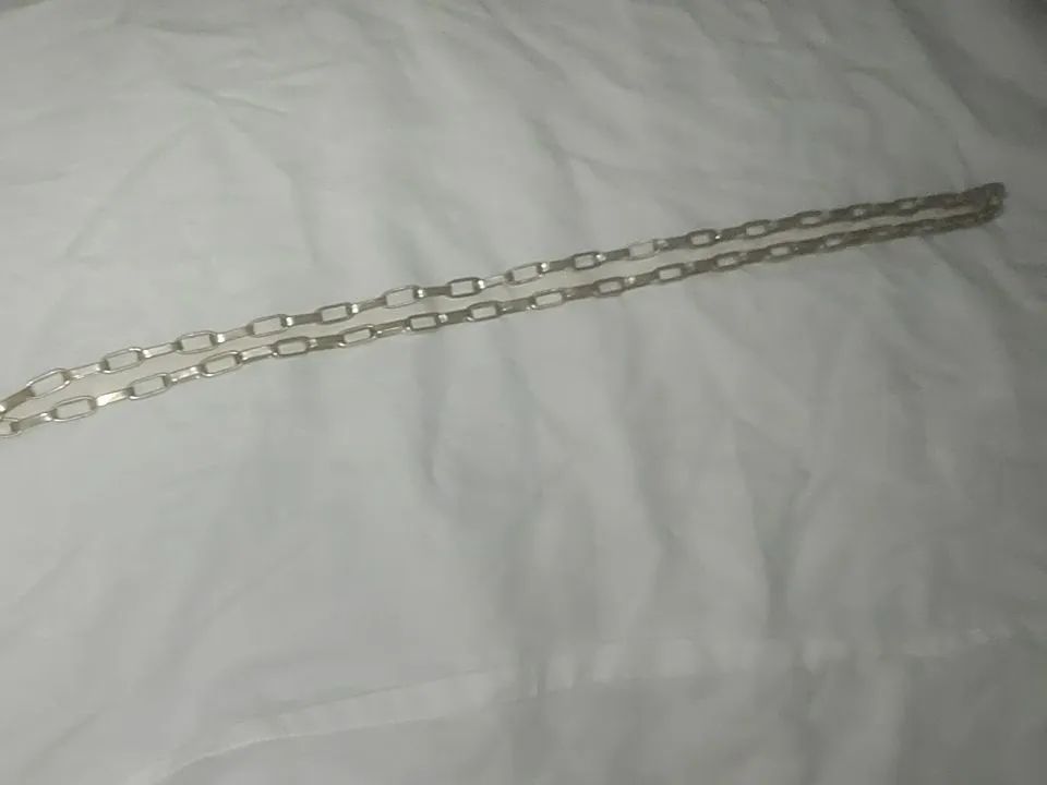 Cordão moeda antiga tijolinho 4m 70cm - Foto 2