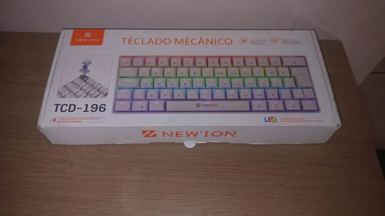 Teclado Mecânico Gamer 60% Rgb Switch Blue - Foto 5
