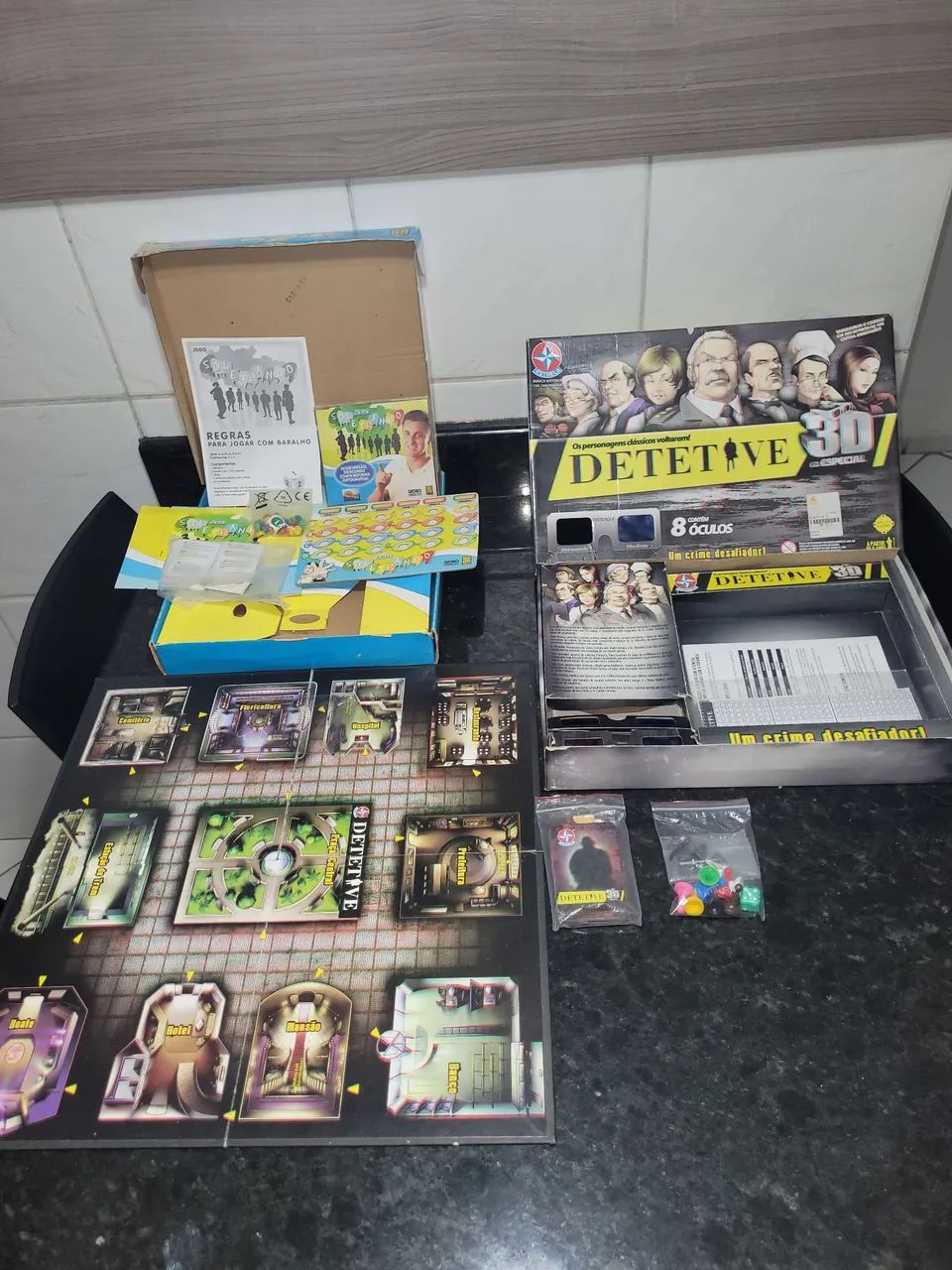 Kit c jogo Detetive 3D e Soletrando completos +LAB de  brinde - Foto 3