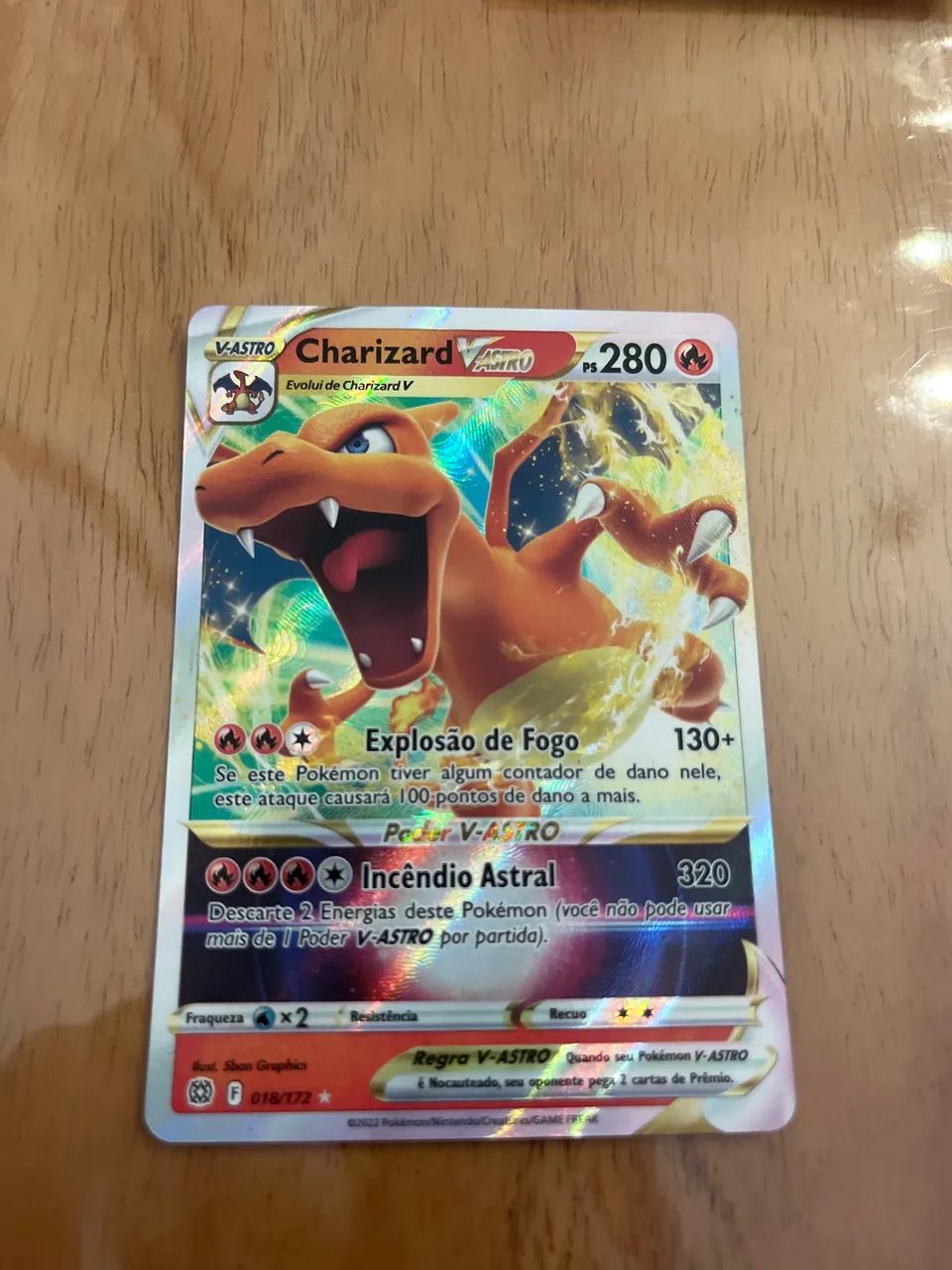 Charizard v-astro 018/172