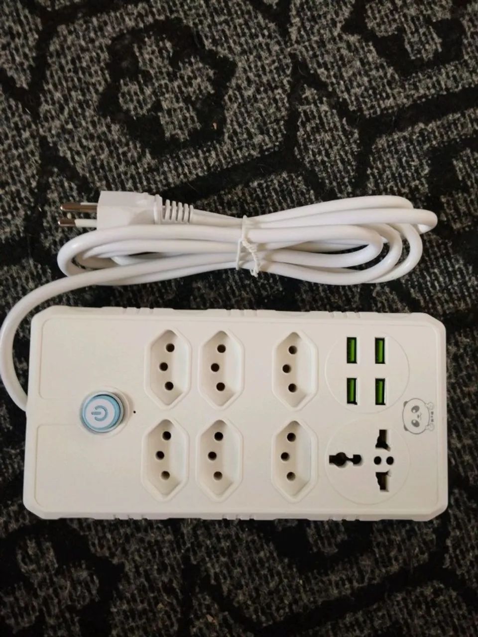 Extensão fonte para tomadas e cabo usb - Foto 3