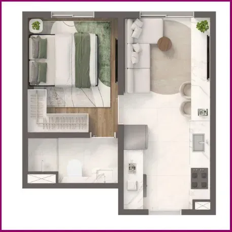 PLANTA 24m²
