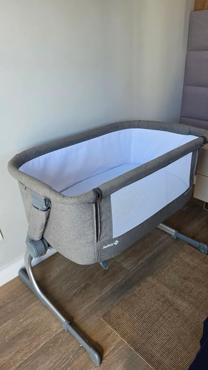 Berço Safety 1st, Side By Side, Grey