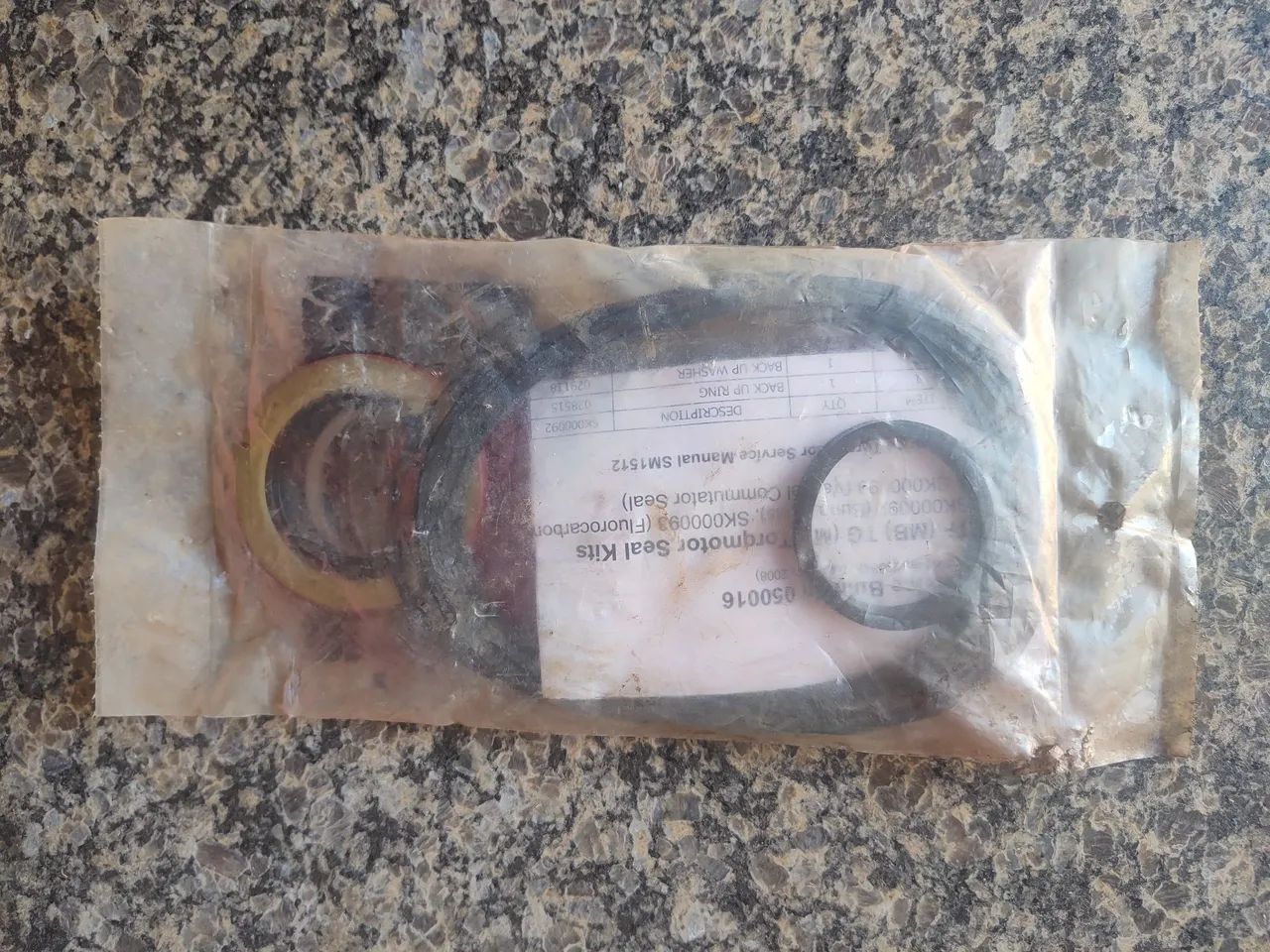 Kit vedação original Parker modelo SK000092, para motores hidráulico TF e TG. - Foto 2
