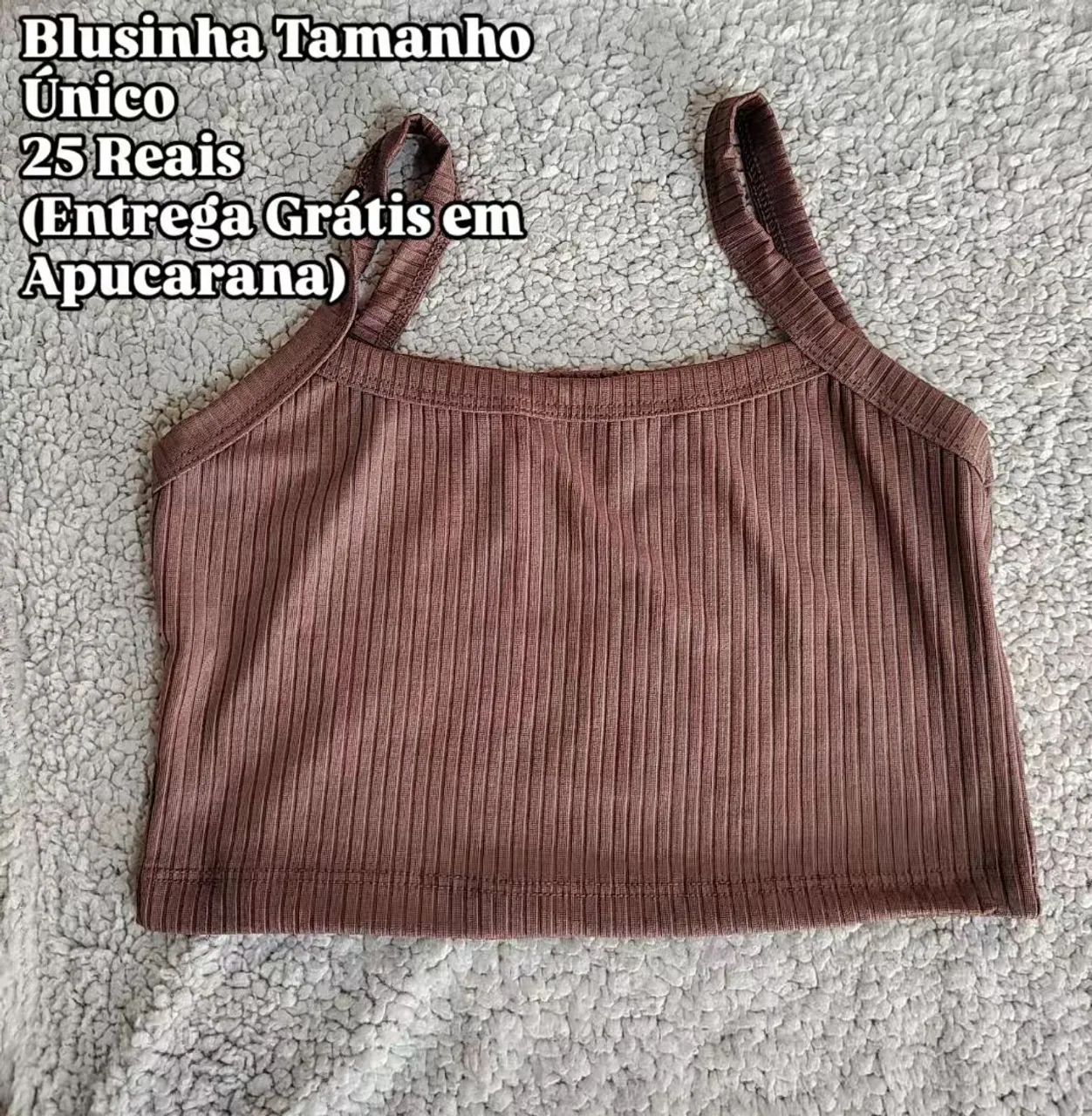 Blusinha Tamanho Único  - Foto 4