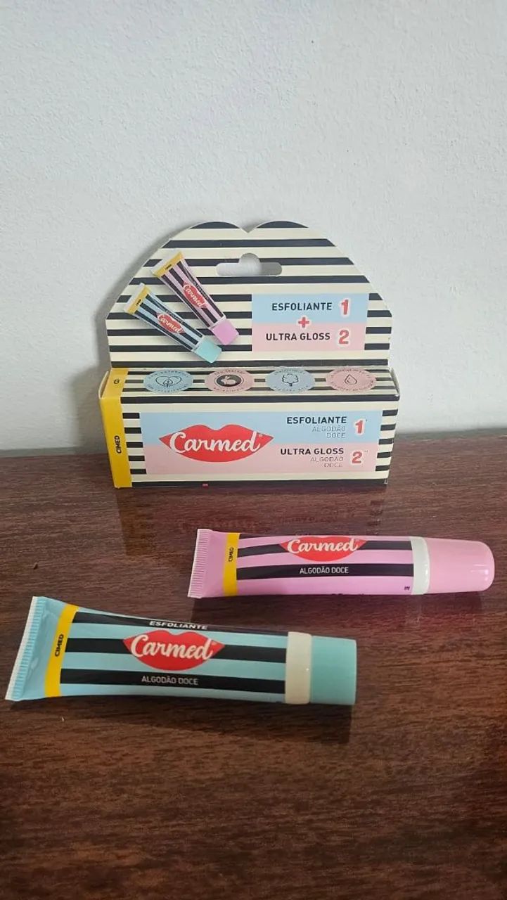 Carmed esfoliante e ultra gloss