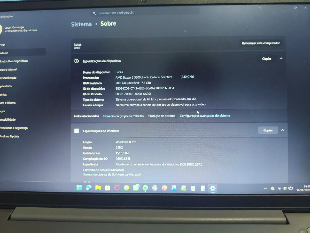 Notebook Lenovo Idealpad 3  - Foto 5