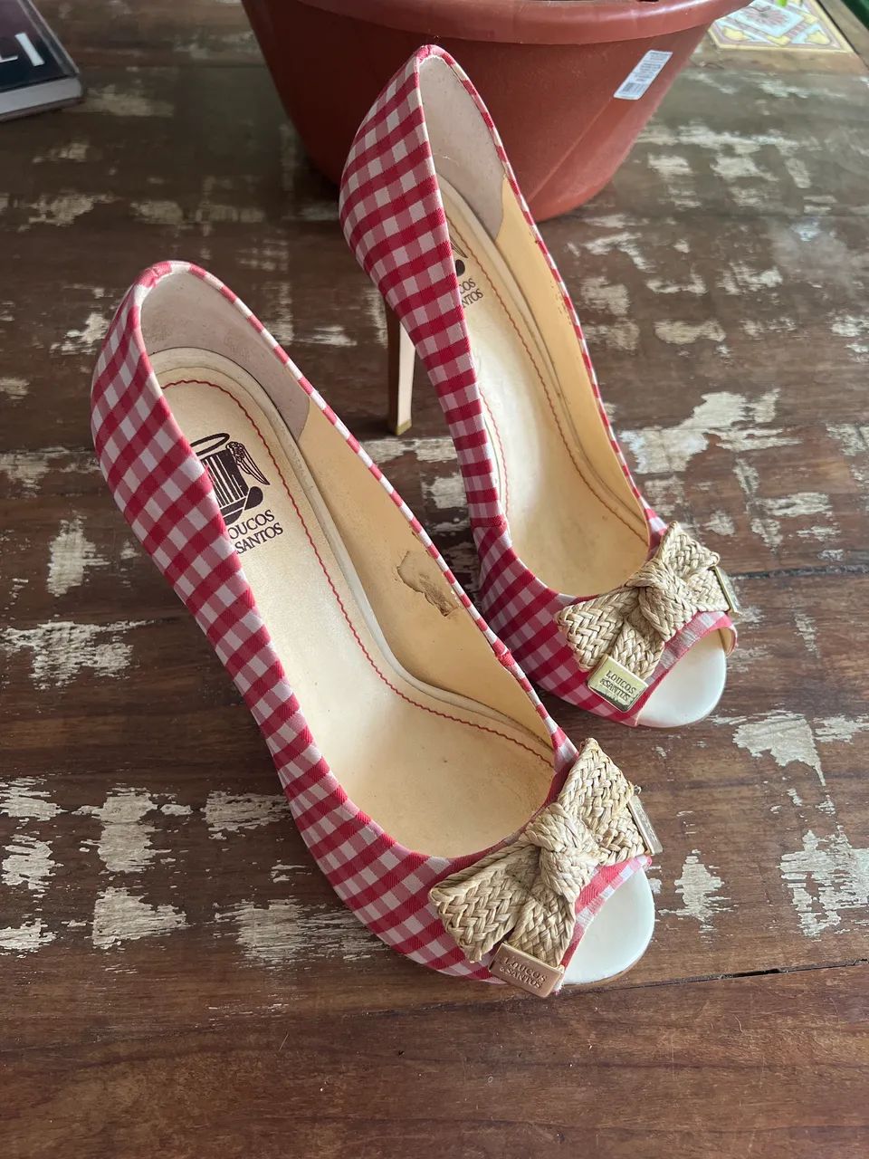 Peep toe Loucos e Santos 39 salto alto - Foto 2