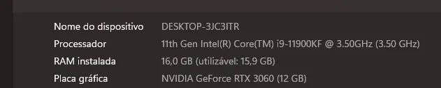 Processador i9 11900 (Troco em Ryzen 7 5700X) - Foto 2