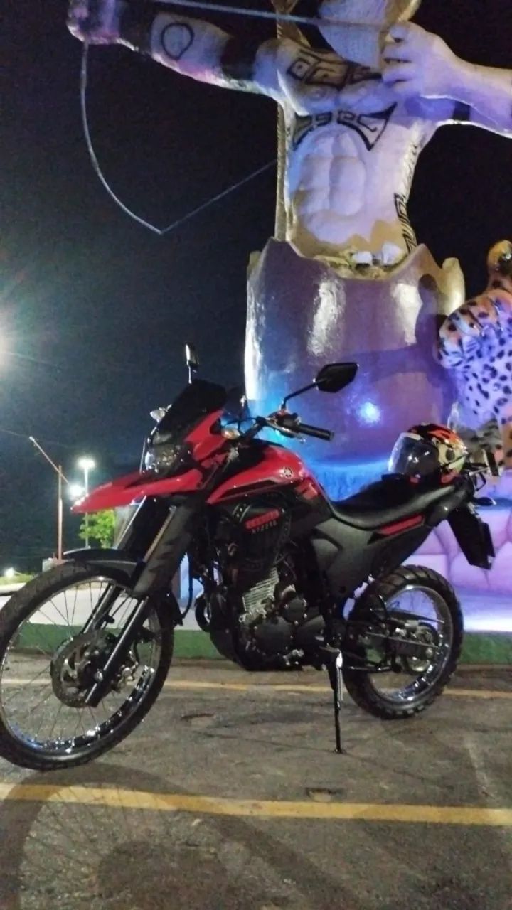 Moto Lander vermelha  - Foto 3