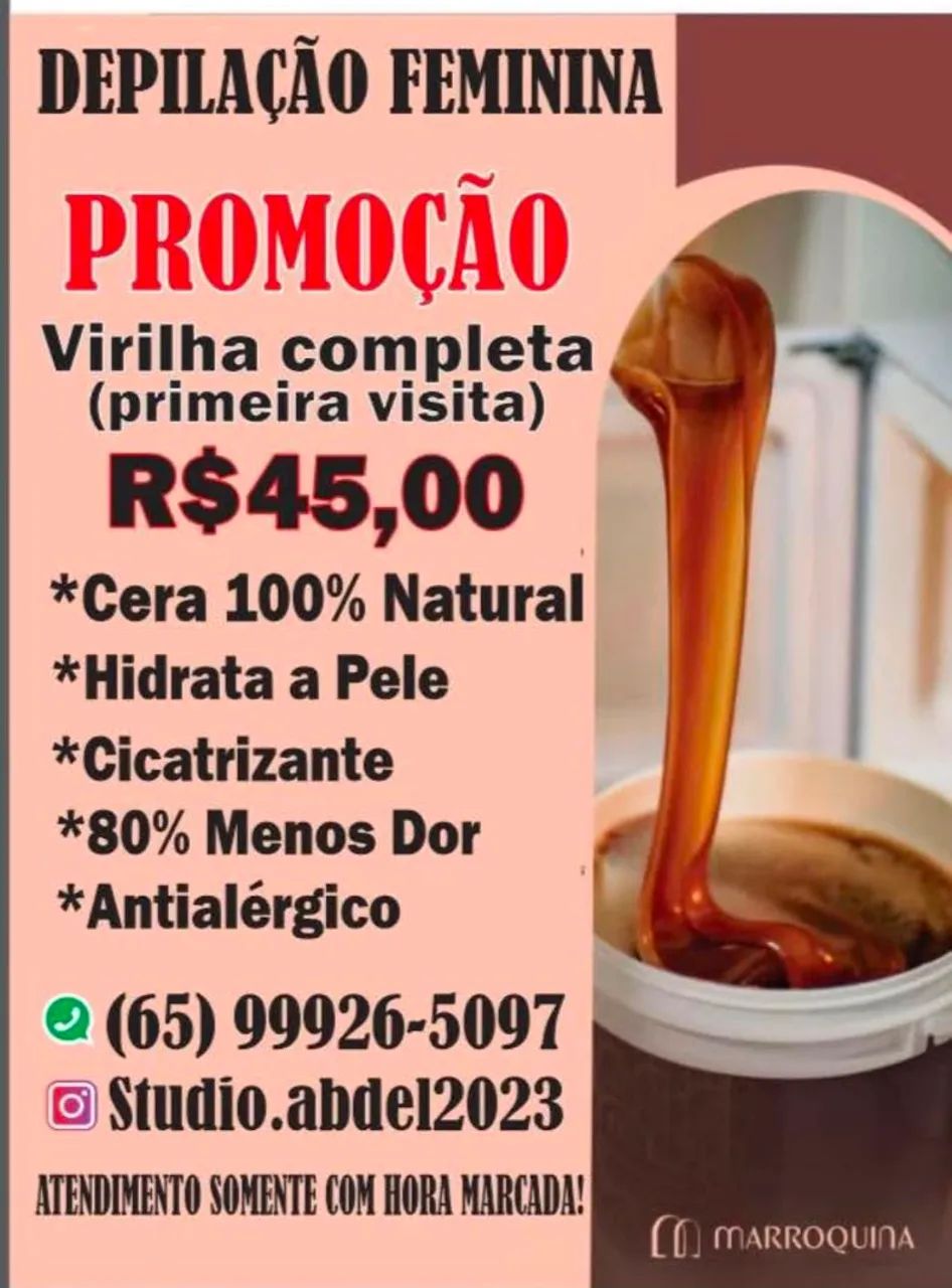 Depilação feminina 80% Menos dor