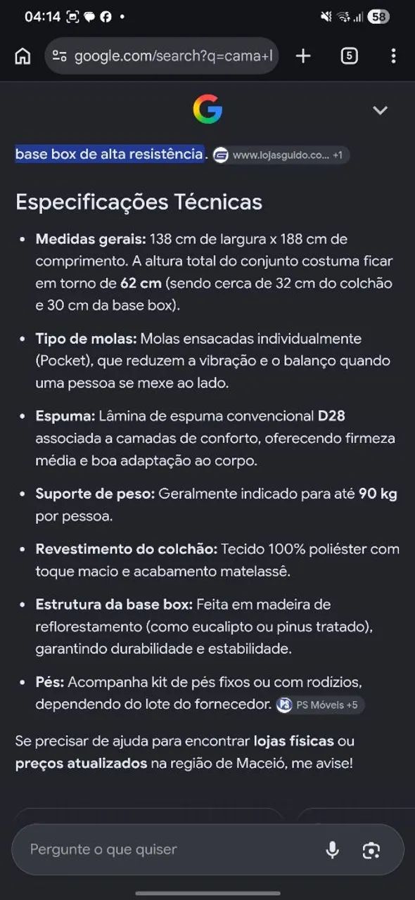 CAMA DE CASAL QUASE 5 MESES DE COMPRADA.  - Foto 4