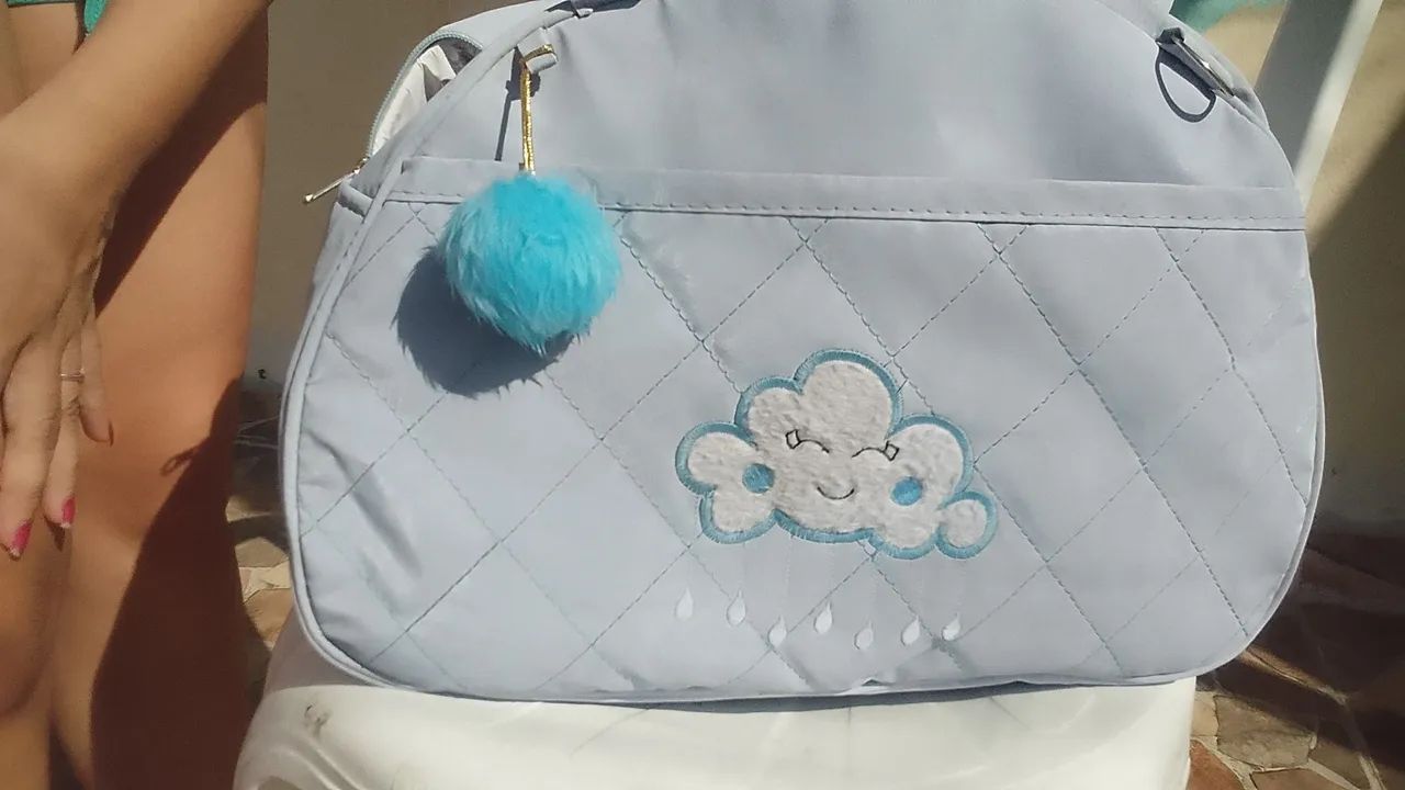 Bolsa maternidade menino azul