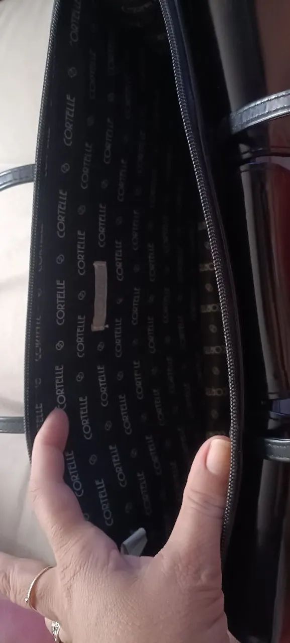 Bolsa tipo baguete da Cortelle  - Foto 5