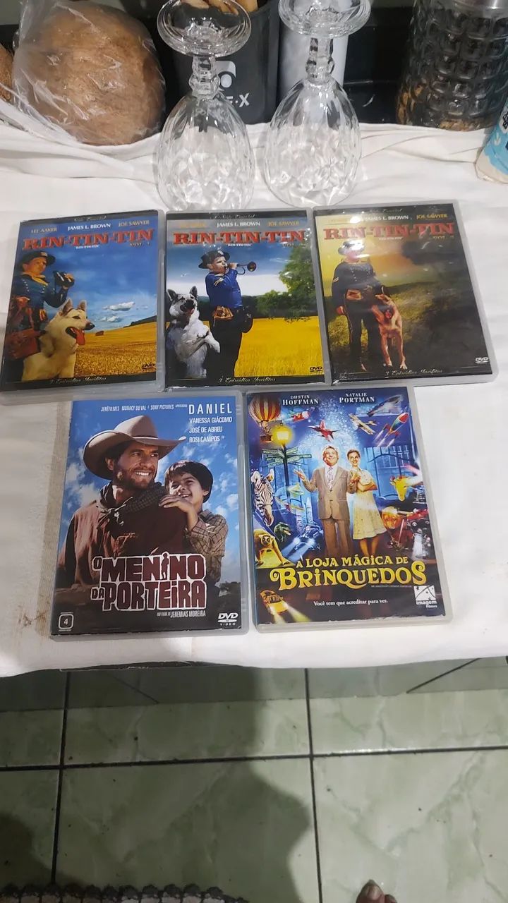 5 DVD original ,Rim Tim Tim e mais dois