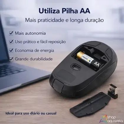Mouse Sem Fio Kapbom - Foto 2