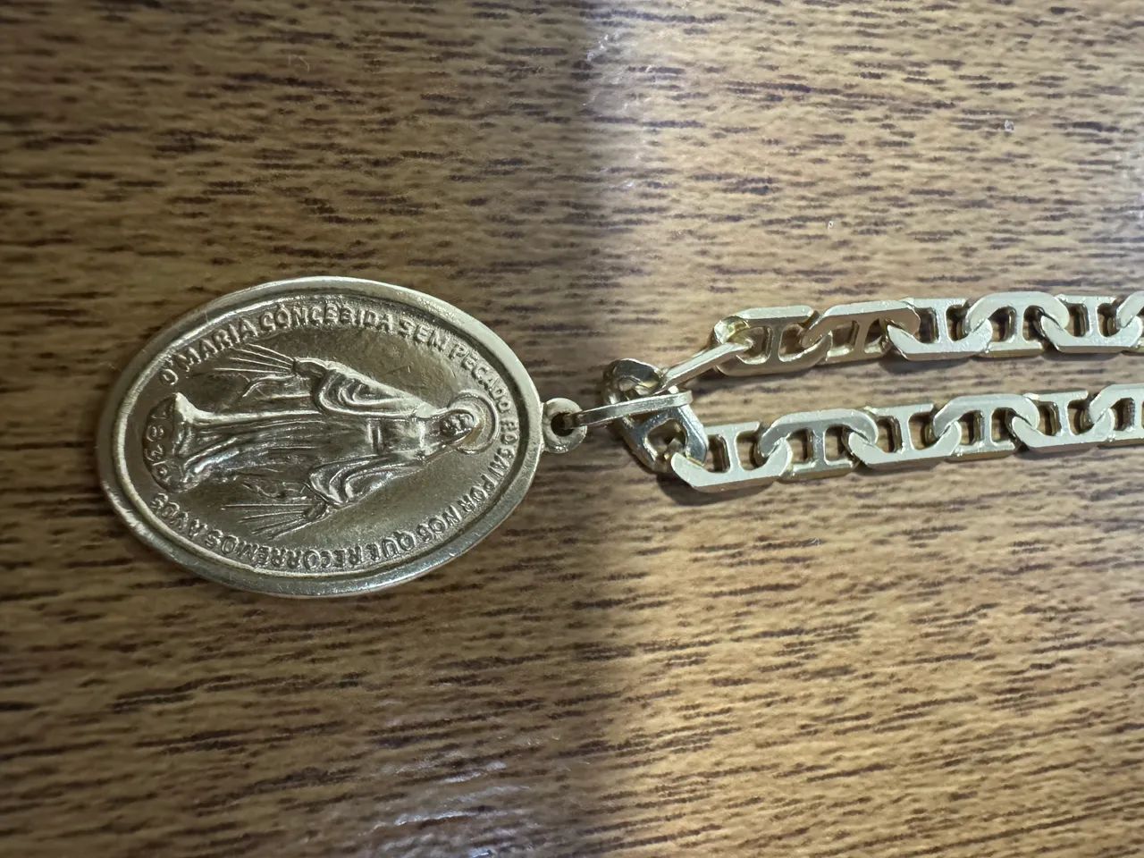Cordão de ouro com pingente  - Foto 3