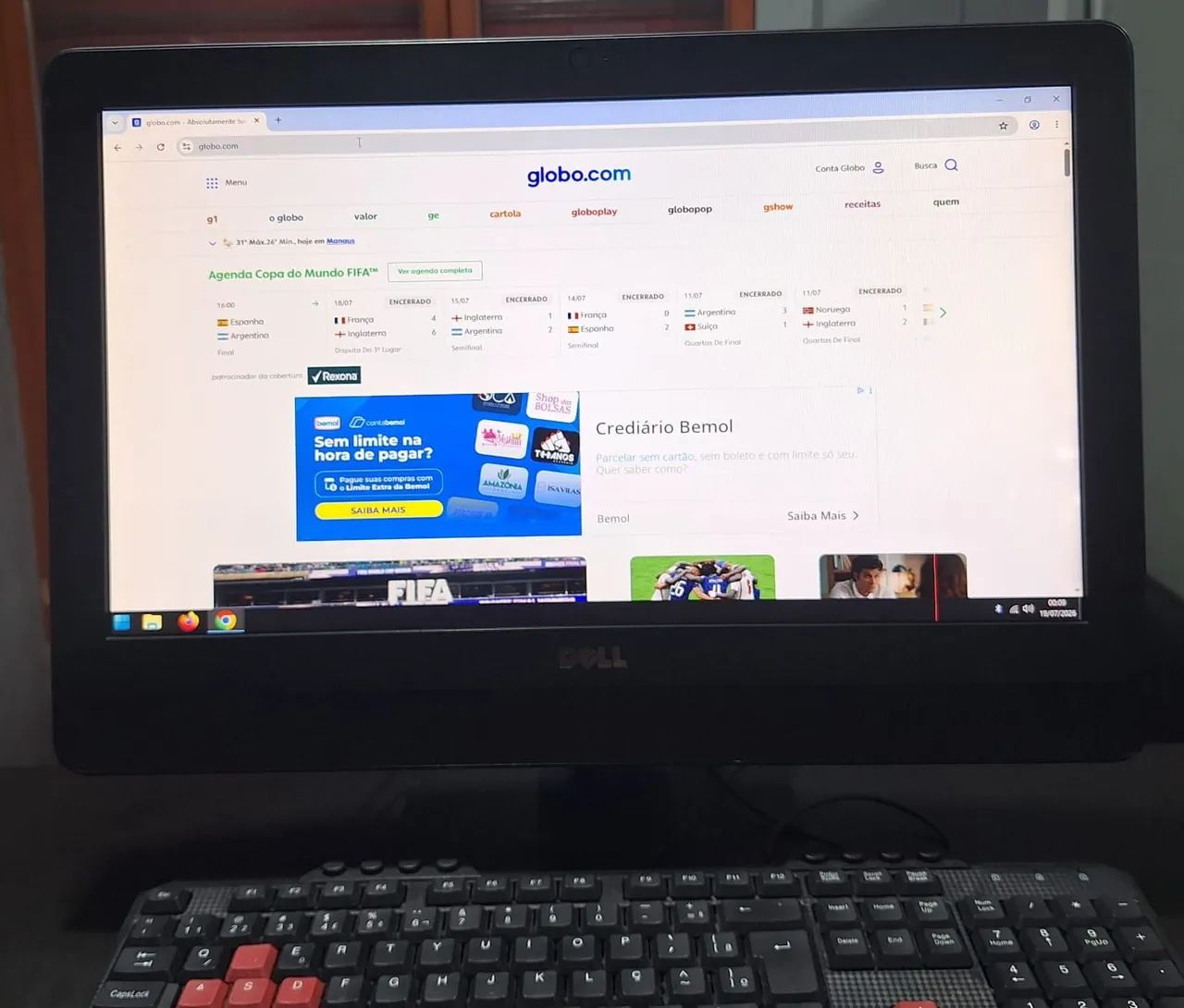 COMPUTADOR DELL ALL IN ONE 19 POLEGADAS 6GB DE MEMÓRIA RAM WINDOWS 10 64BITS!! - Foto 4