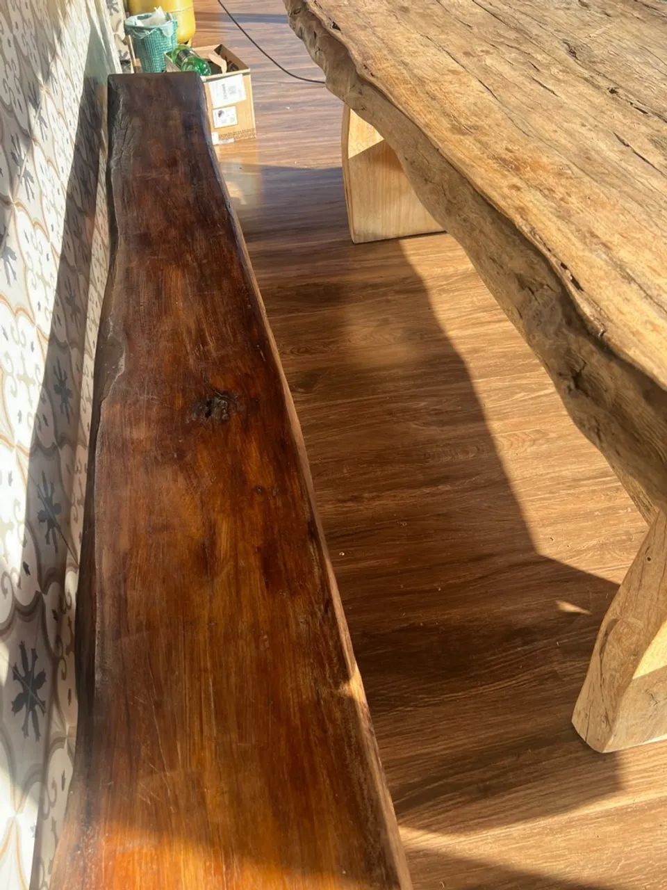 Mesa de madeira angá  - Foto 3