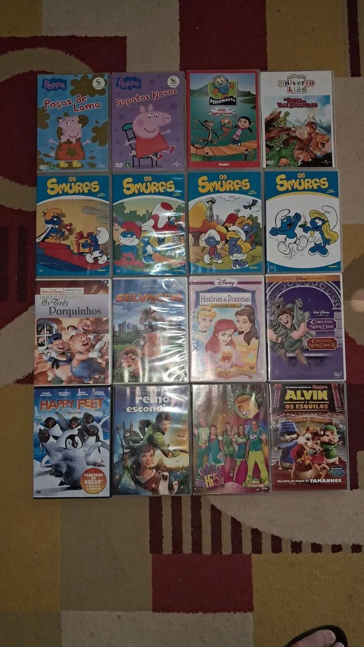 Combo DVD'S infantis 