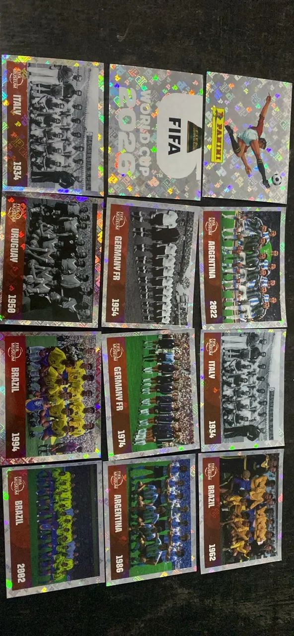 Lote figurinhas da copa 