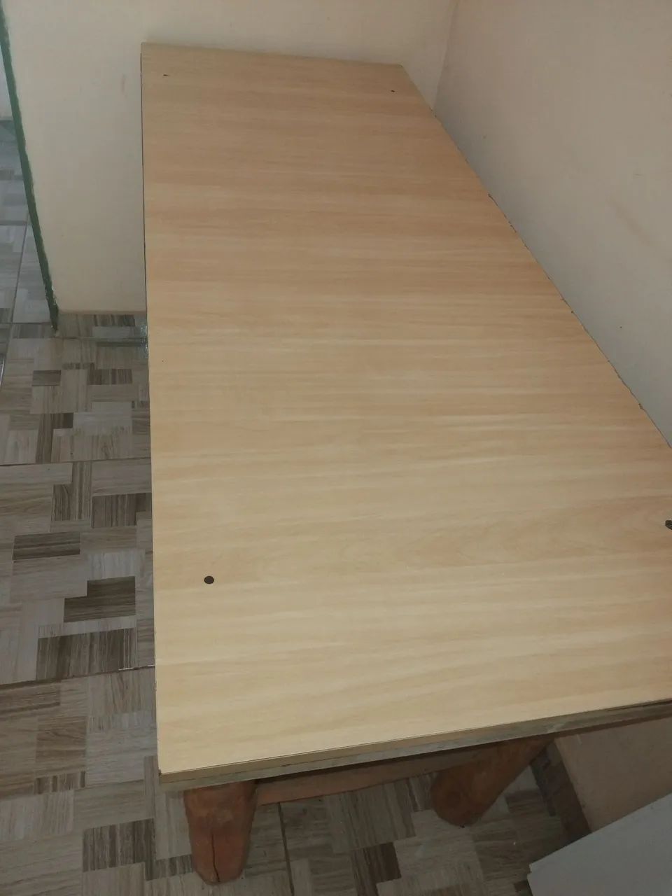 Mesa se Madeira com 3 Tamboretes - Foto 4
