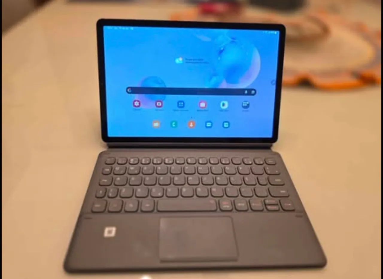 Tablet Samsung Tab S6 + Capa Samsung + Teclado + Spen 128GB + Chip