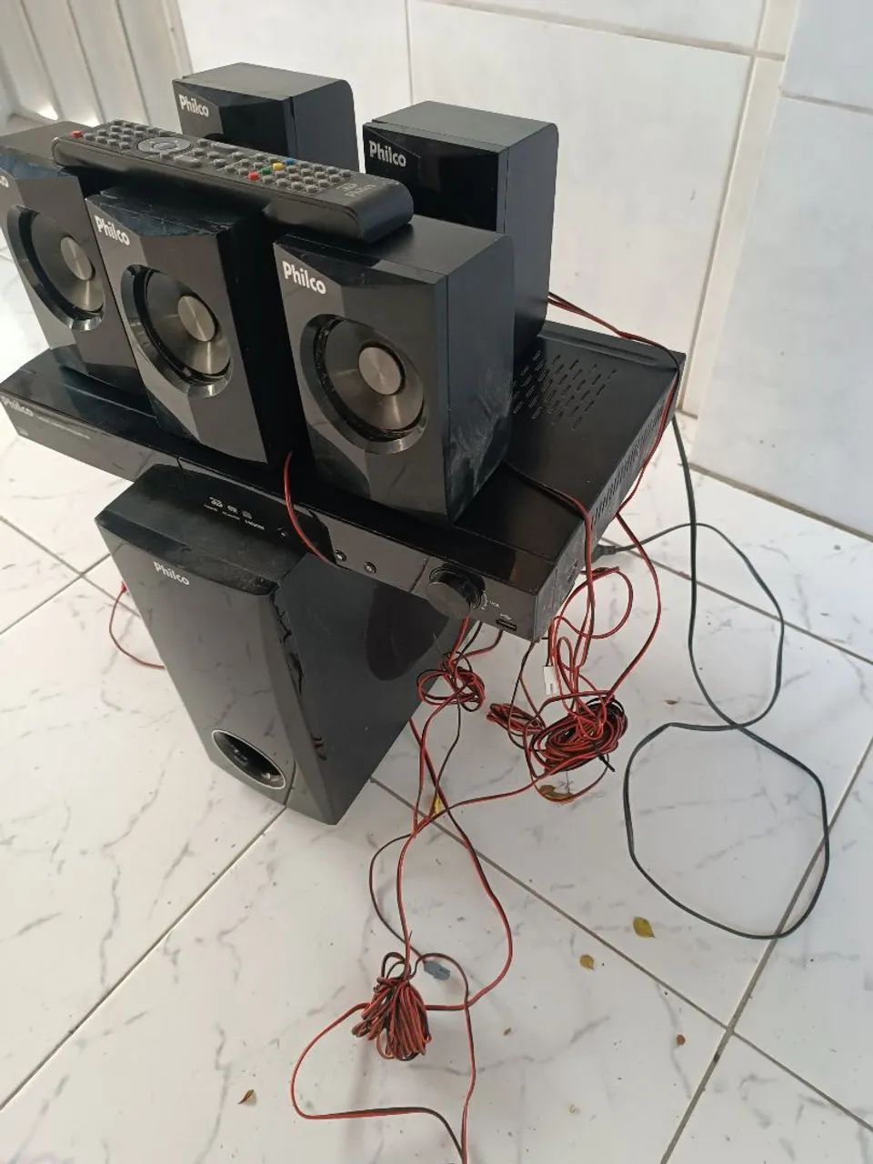 Home theater  Philco usado - Foto 4