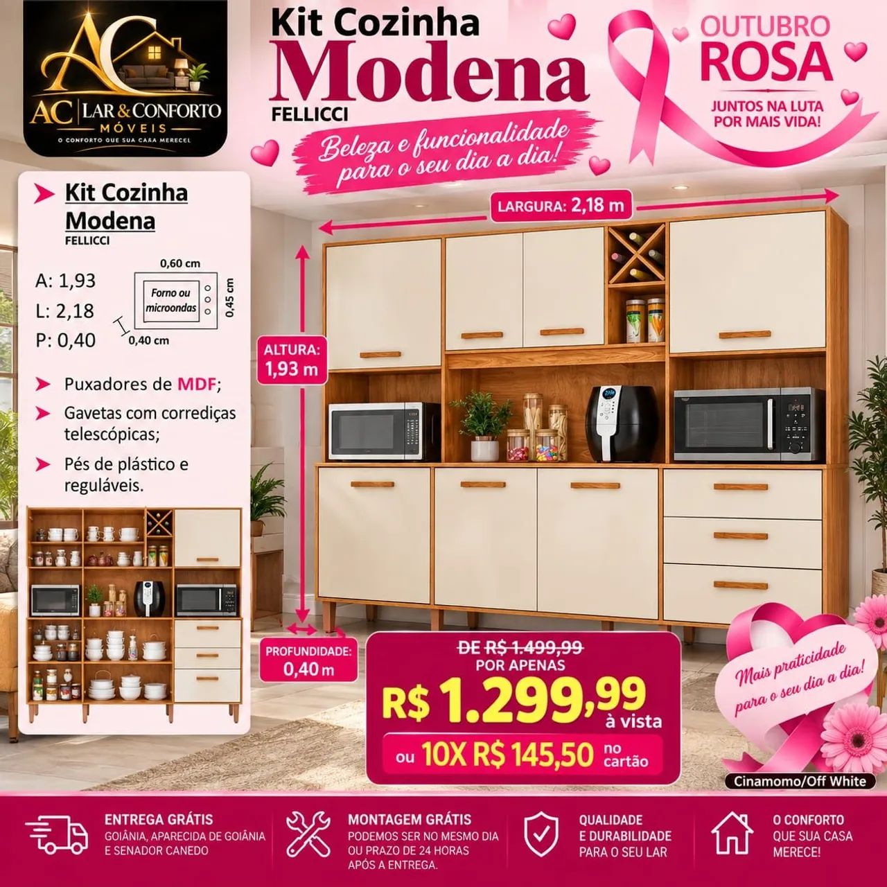 PROMOÇÃO ARMÁRIOS A PARTIR DE 699 - Foto 3