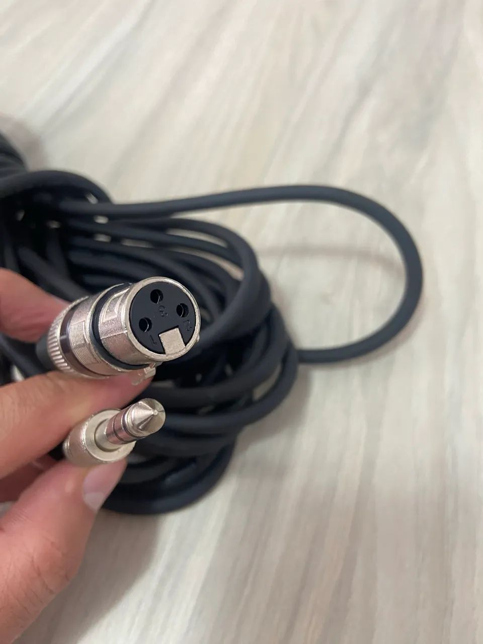 Cabo microfone XLR 10m - Foto 5