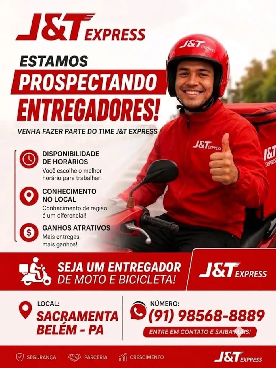 PRECISA-SE DE ENTREGADORES 